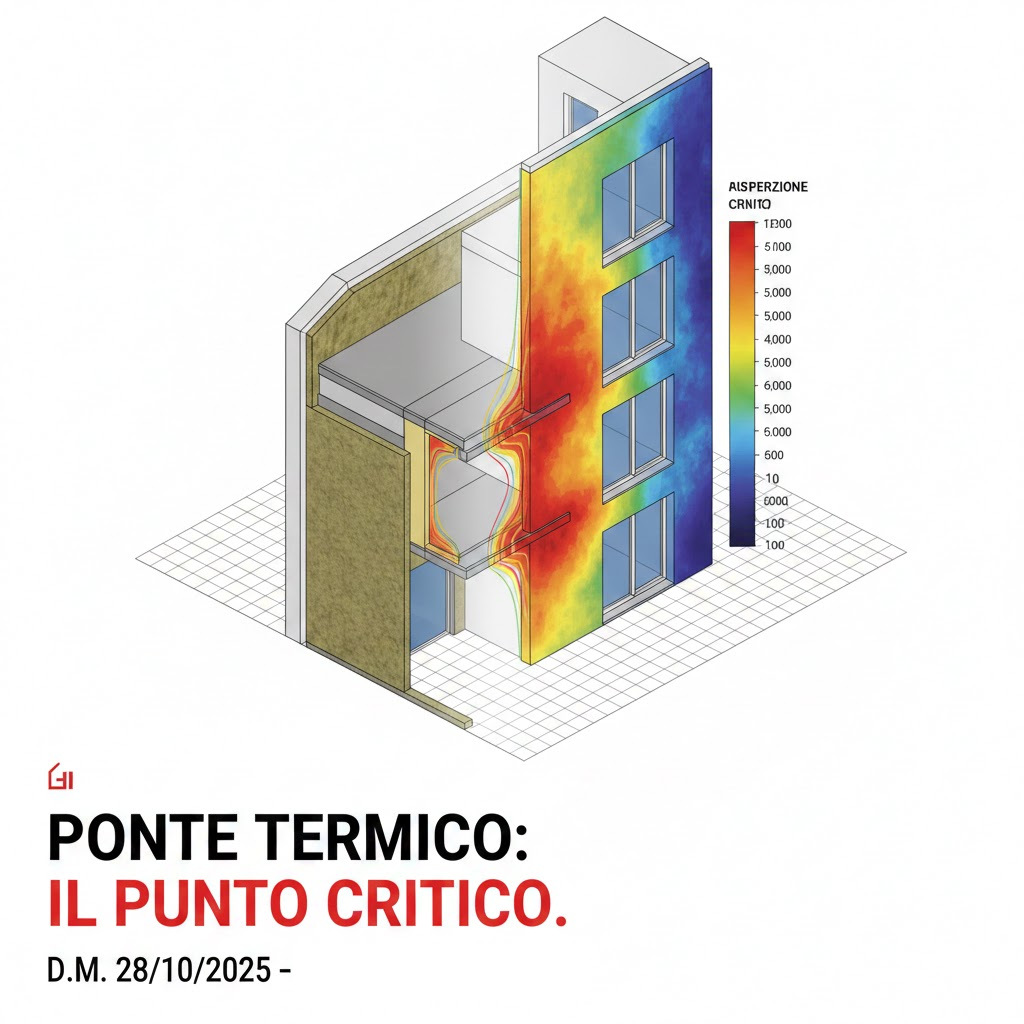 Analisi termografica ponte termico nuovo decreto requisiti minimi 2025